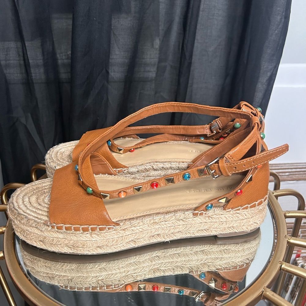 Marc Fisher Vajen Multicolor Beads And Stud Espad… - image 4